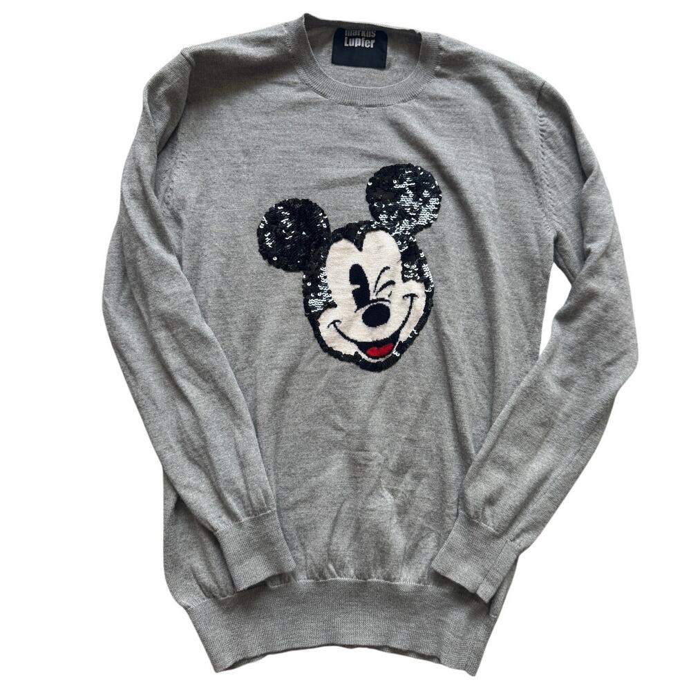 Markus Lupfer x Disney Mickey Mouse Sequin Sweater